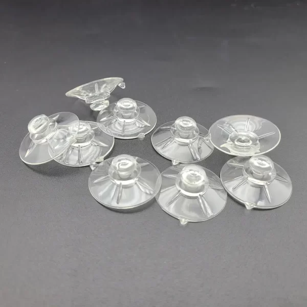 Plastic PVC Suction Cup With Screw Nut And Ear Manufacturing