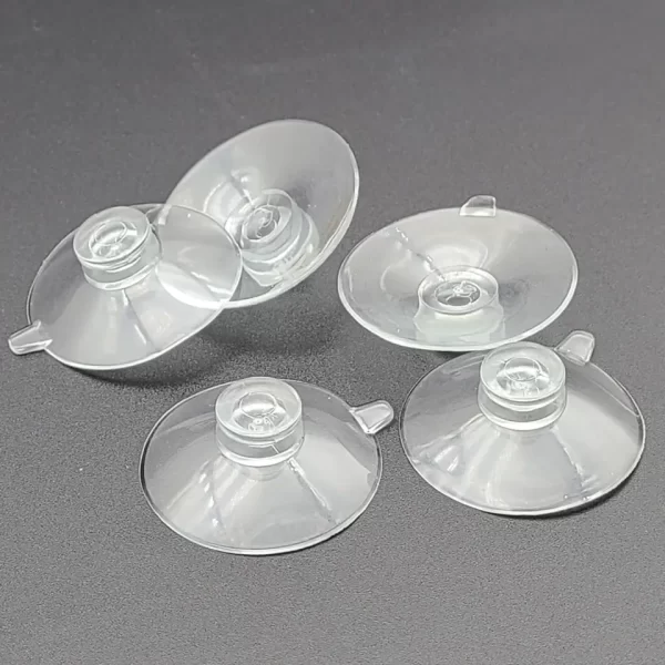 Plastic PVC Suction Cup With Screw Nut And Ear Manufacturing