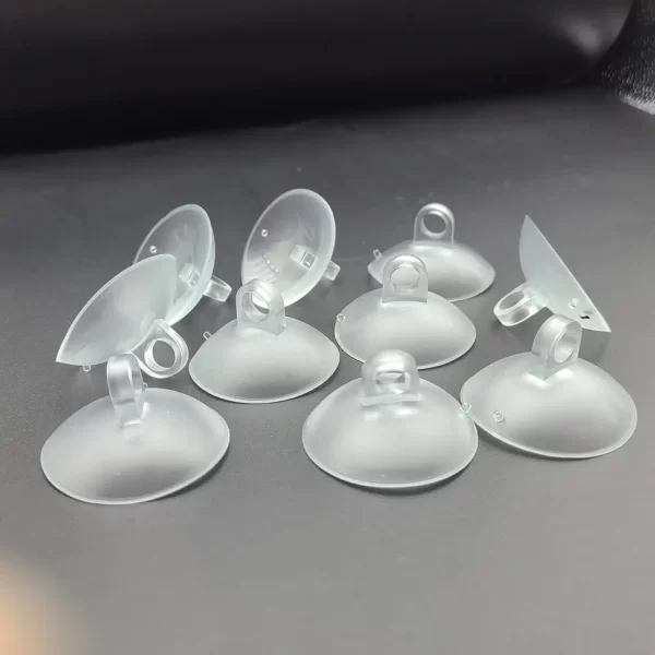 Plastic PVC Suction Cup With Screw Nut And Ear Manufacturing