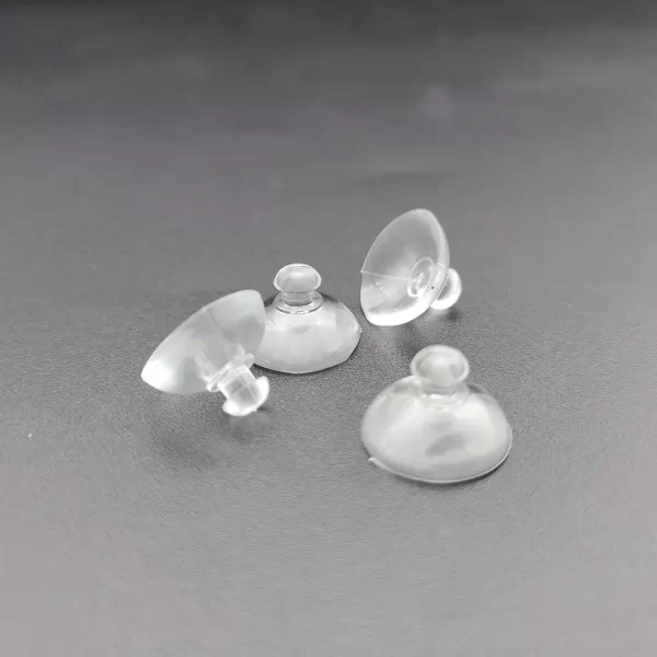 Plastic PVC Suction Cup With Screw Nut And Ear Manufacturing